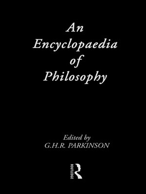 cover image of An Encyclopedia of Philosophy